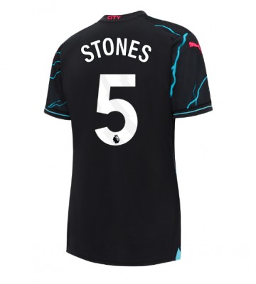 Manchester City John Stones #5 Replika Tredjetrøje Dame 2023-24 Kortærmet